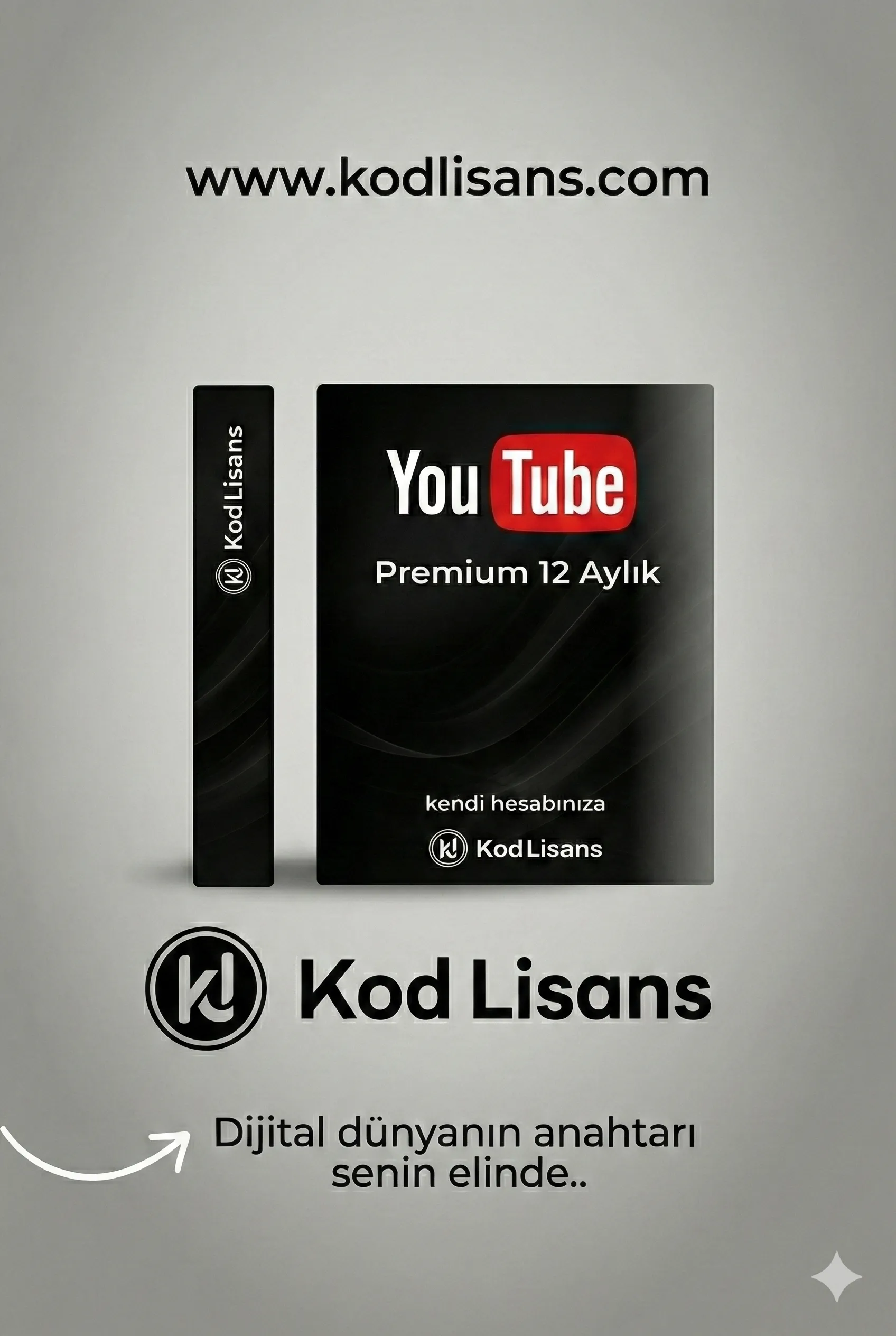 YouTube 12 Ay Üyelik (Kendi Hesabınıza)